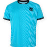 Le maillot training Barça arbore un coloris turquoise élégant.