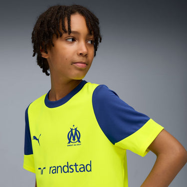 Maillot OM Training Junior 2025/26 Jaune