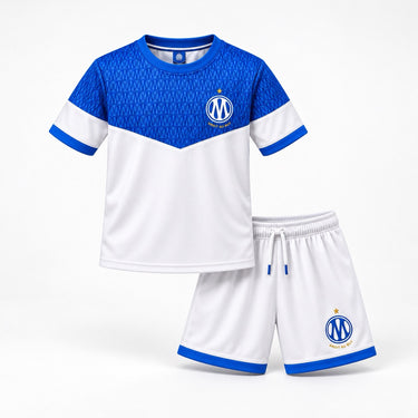 Kit Fan Sublime OM Enfant 2026/27 Blanc Bleu Roi – vue complémentaire 2
