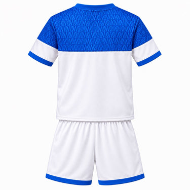 Kit Fan Sublime OM Enfant 2026/27 Blanc Bleu Roi – vue complémentaire 3