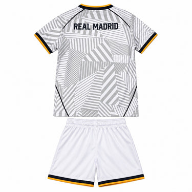 Kit Sublime Real Madrid Enfant 2026/27 Blanc Gris Clair – vue complémentaire 3