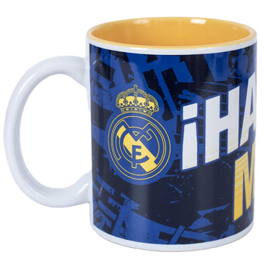 Real Madrid Hala Madrid Mug 315 ml Blue Yellow