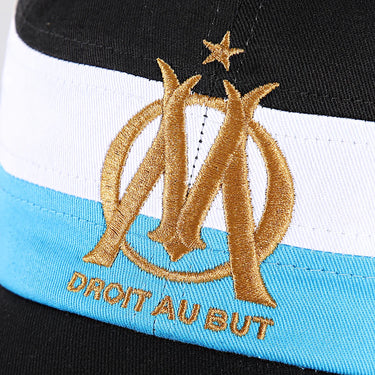 Casquette OM Stripes Adulte 2024/25 Noir - Planet Foot