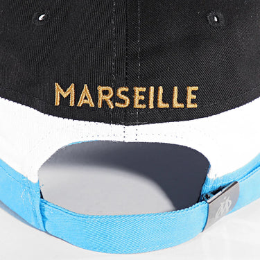 Casquette OM Stripes Adulte 2024/25 Noir - Planet Foot