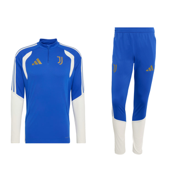 Survêtement haut et pantalon : Juventus Entraînement Homme 2026/27 Bleu Blanc – pack original sur fond blanc