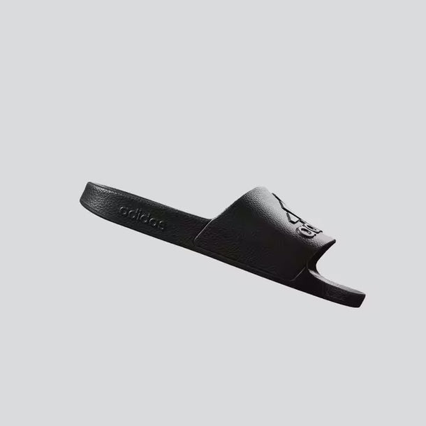 claquettes adidas adilette aqua detail trois bandes noir
