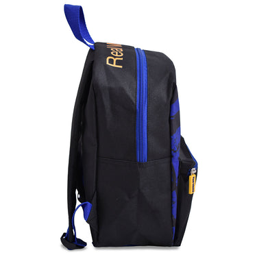 Real Madrid Fragment Kids' Backpack Black Blue Gold