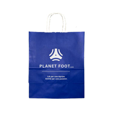 Sac PlanetFoot Bleu Kraft Cadeau | Grand Format