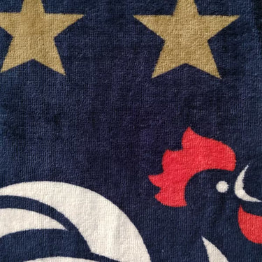 Serviette de bain FFF 75x150 cm 100% Coton Foot France - Construction