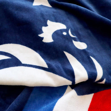 Drap de Plage France Bleu Marine 2024 ( FFF )
