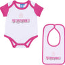 Set Body Bavoir OM Bébé Fille 2025/26 Rose