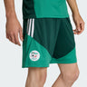 Short entraînement Algérie 2026 homme vert adidas, vue avant officielle.