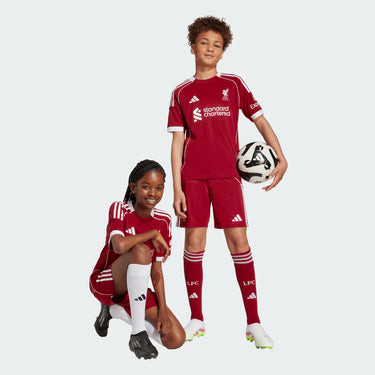 Short Liverpool F.C. Domicile Junior 2025/26 Rouge