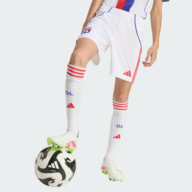 Short Olympique Lyonnais Domicile Junior 2025/26 Blanc