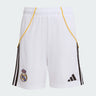 Short Real Madrid Domicile Junior 2025/26 Blanc