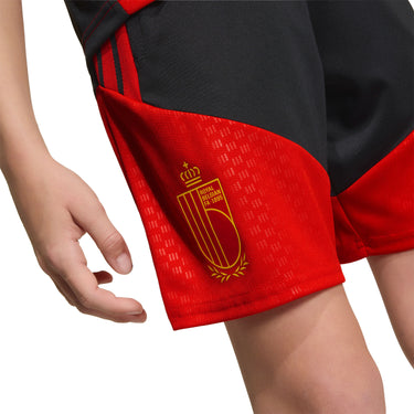 Short Entraînement Belgique Tiro Enfant 2026 Noir - Coupe du Monde