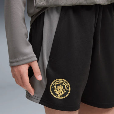 Kids' Black Manchester City Training Shorts