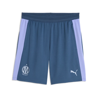Short Entraînement OM Enfant 2026/27 Bleu Lavande – photographie officielle 1