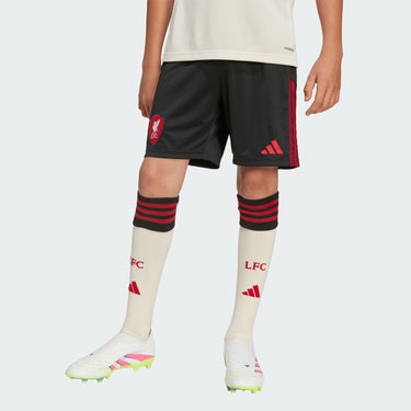 Short Liverpool F.C. Extérieur Junior 2025/26 Noir