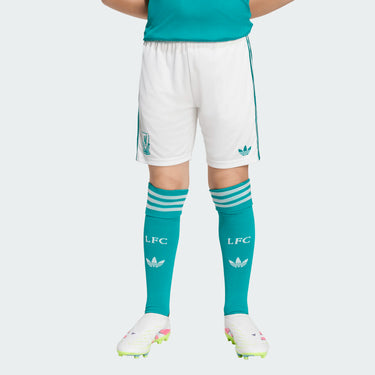 Short Liverpool F.C. Third Junior 2025/26 Blanc