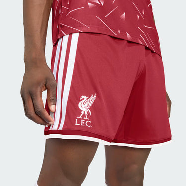 Liverpool FC 2026/27 Men's Home Shorts Burgundy White