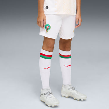 short maroc junior blanc gold football 2026