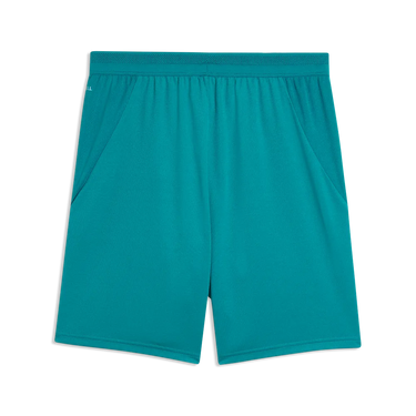 Détail de la matière du short Portugal 2026 vert eau.