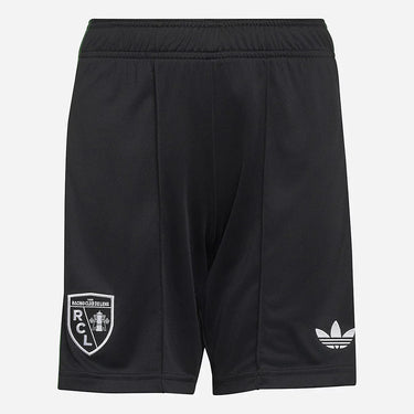 Short RC Lens Extérieur Enfant 2026/27 Noir – vue officielle 1