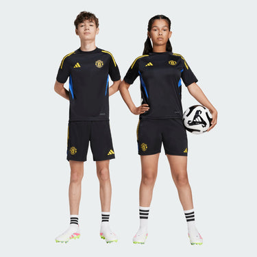 Short Manchester United Training Tiro 25 Junior 2025/26 Noir