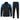 OM POLYESTER TRACKSUIT Black/Blue M26013