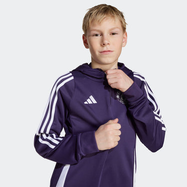 Sweat à Capuche Manchester United Training Tiro 25 Junior 2025/26 Violet