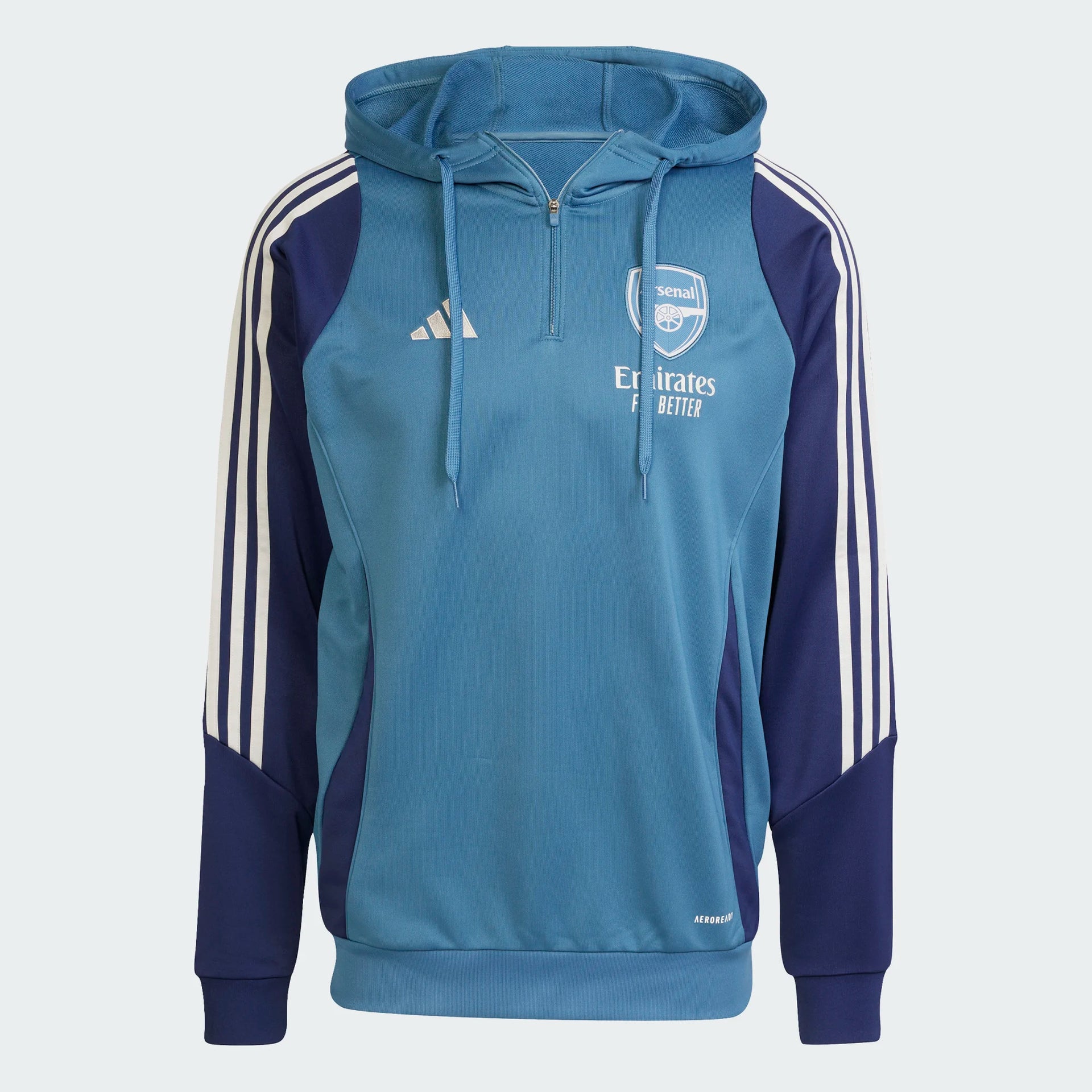 Arsenal 2025/26 Training Hoodie Blue – Adidas Men – Planet Foot