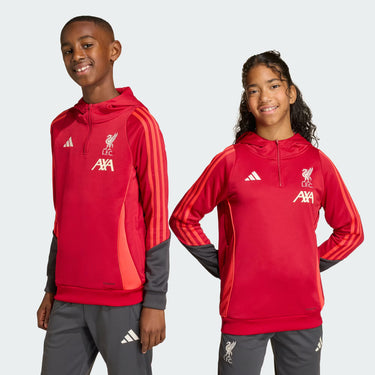Sweat à Capuche Entraînement Liverpool FC Tiro 25 Competition Enfant Rouge