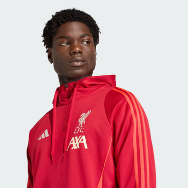 Sweat à Capuche Entraînement Liverpool FC Tiro 25 Competition Homme Rouge
