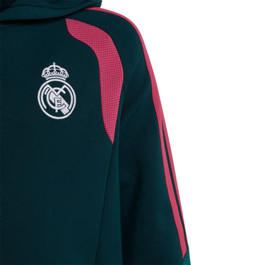 Real Madrid 2026/27 Tiro Training Hoodie Kids Green