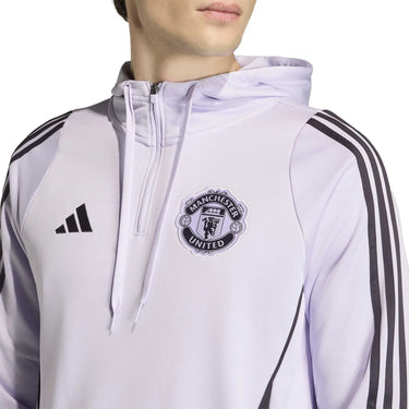 Sweat à Capuche Manchester United Tiro 25 Competition Homme - Violet