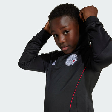 Sweat à Capuche Ajax Amsterdam Training Tiro 25 Junior 2025/26 Noir