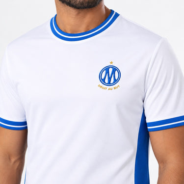 Olympique de Marseille Fanzone T-shirt til mænd 2026/27 Hvid Kongeblå