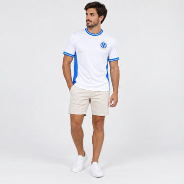 Olympique de Marseille Fanzone T-shirt til mænd 2026/27 Hvid Kongeblå