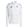 Top Real Madrid à Cagoule Winter Tiro 25 Homme 2025/26 Blanc