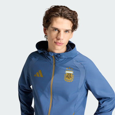 Veste Coupe-Vent Argentine Tiro Travel Homme 2026 Bleu - Coupe du Monde