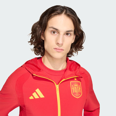 Chaqueta Cortavientos España Tiro Travel Hombre 2026 Roja - Copa Mundial