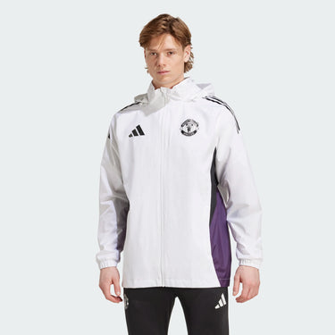 Veste Manchester United All Weather Tiro 25 Adulte 2025/26 Blanc