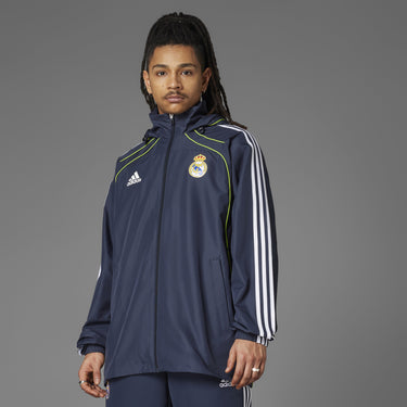 Veste Real Madrid Imperméable Adulte 2025 Bleu