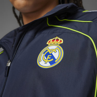 Veste Real Madrid Imperméable Adulte 2025 Bleu