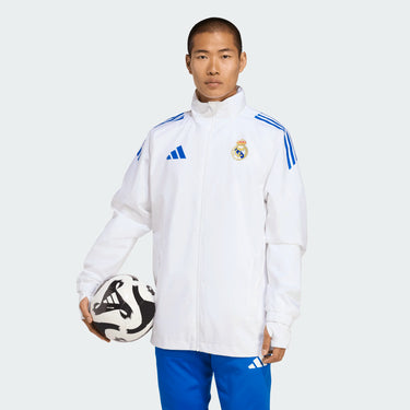 Veste Real Madrid All Weather Tiro 25 Homme 2025/26 Blanc