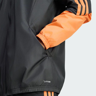 Arsenal FC Men's Water-Repellent Hooded Jacket 2026/27 Black