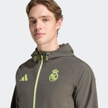 Veste Real Madrid Vis Tech Tiro 25 Homme 2025/26 Vert