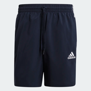 Pantalón corto Adidas Aeroeady Essentials Chelsea 3 bandas azul marino