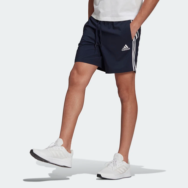 Adidas Aeroeady Essentials Chelsea 3-Stripe Shorts Navy Blue